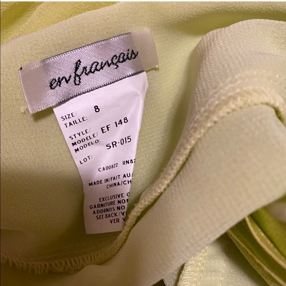 En Français Green Flowy Tank Top - Picture 5 of 7